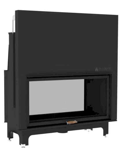 Çift Yönlü Tünel Şömine Haznesi 90X55 İç Döküm