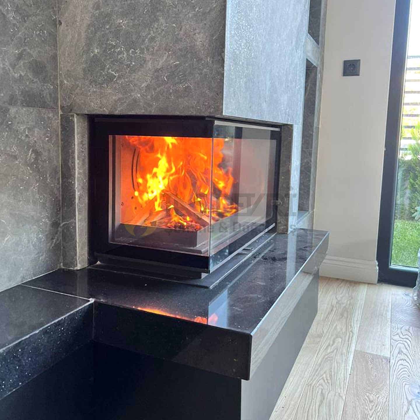 TD- İki Açık Odunlu Şömine 1