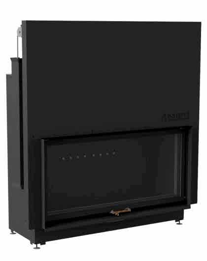 Düz Asansörlü Şömine Haznesi 120X50 İç Döküm