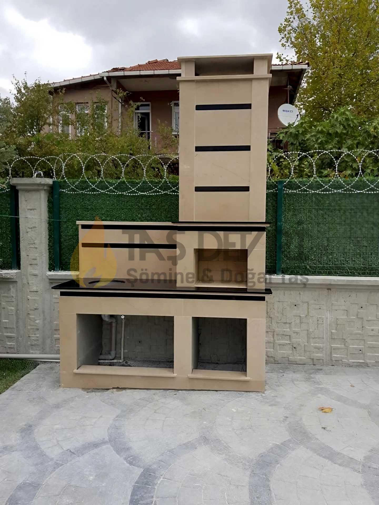 Mermer Kaplı Barbekü