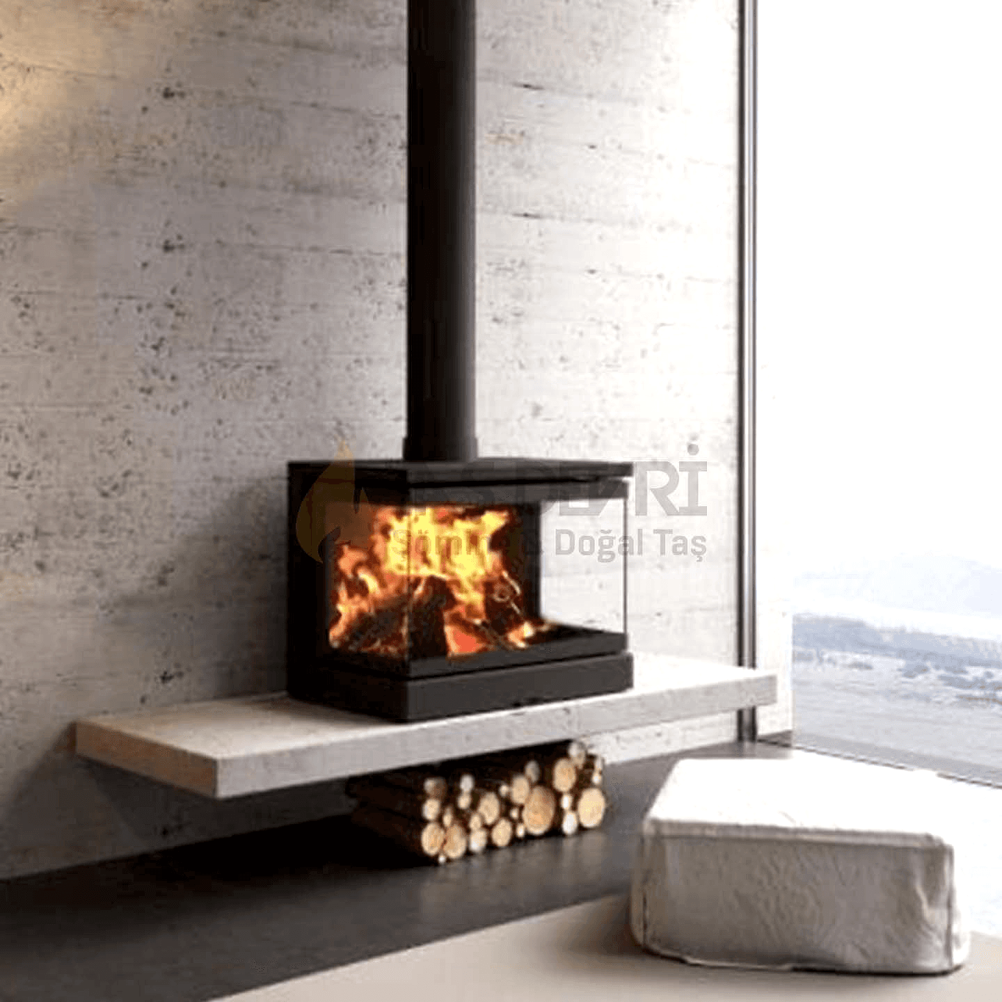 TD - DOĞALGAZLI ŞÖMİNE 10