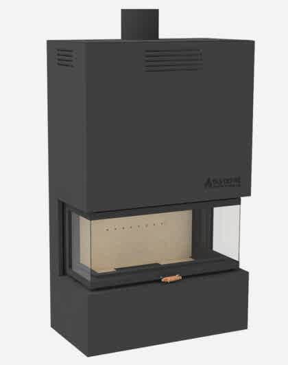 U Tip Şömine Haznesi 110 Hazır Çelik