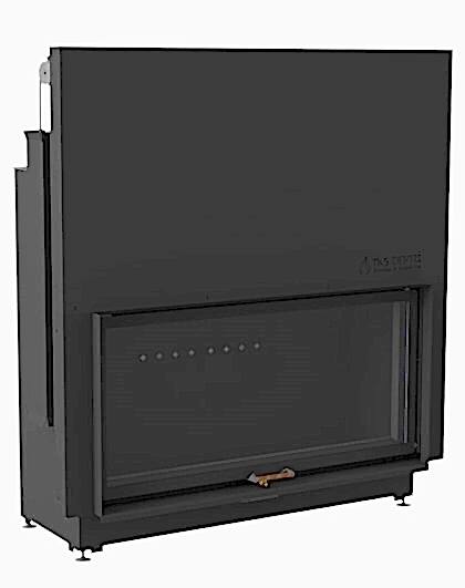 Düz Asansörlü Şömine Haznesi 120X55 İç Döküm