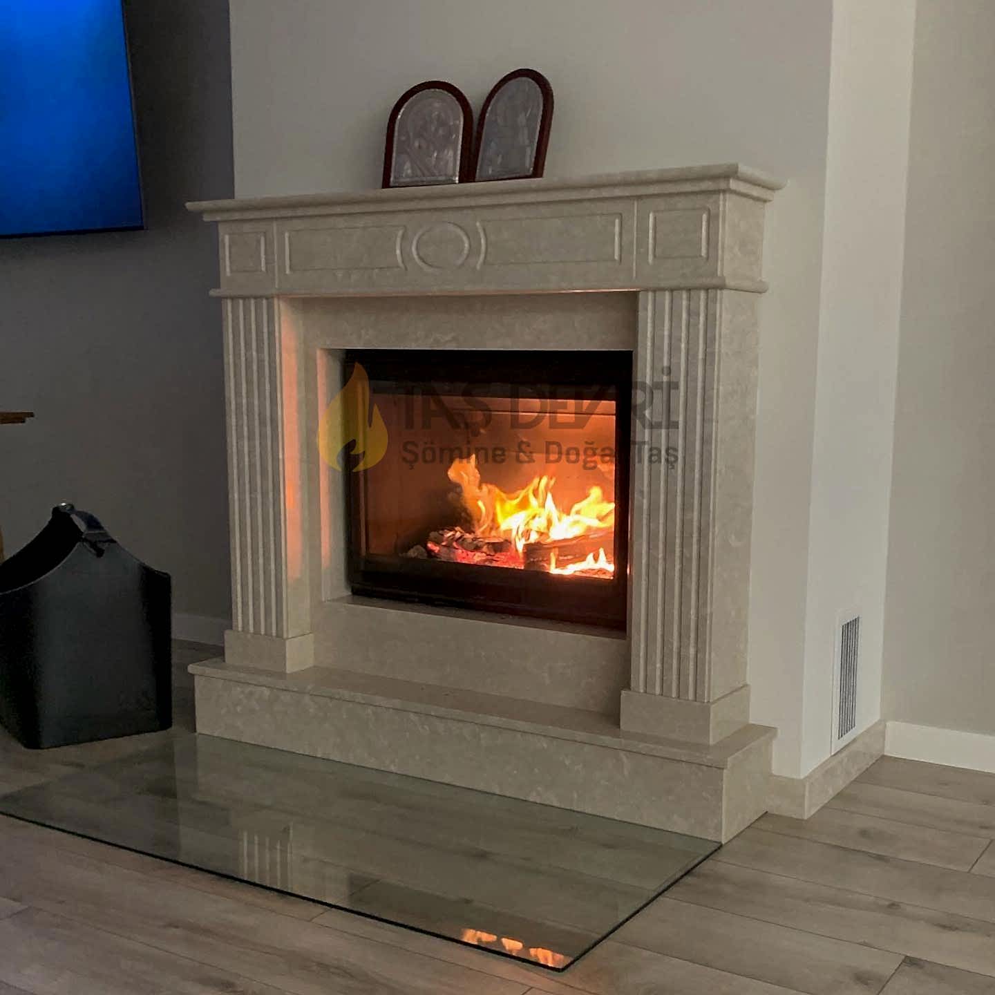 TD-Düz Odunlu Şömine 1