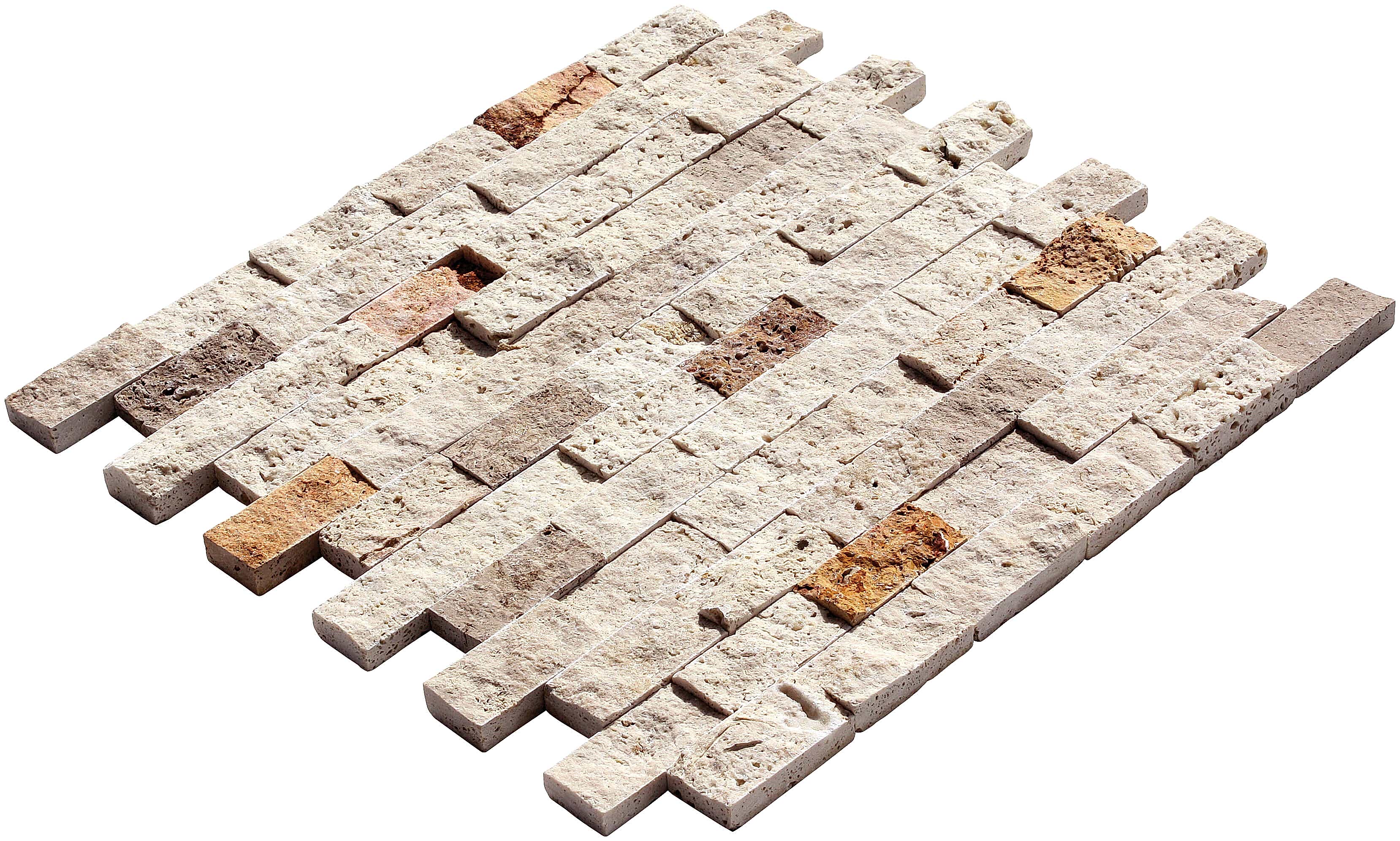 23x48 Miks Split Face (Doğal Patlatma Taşı)