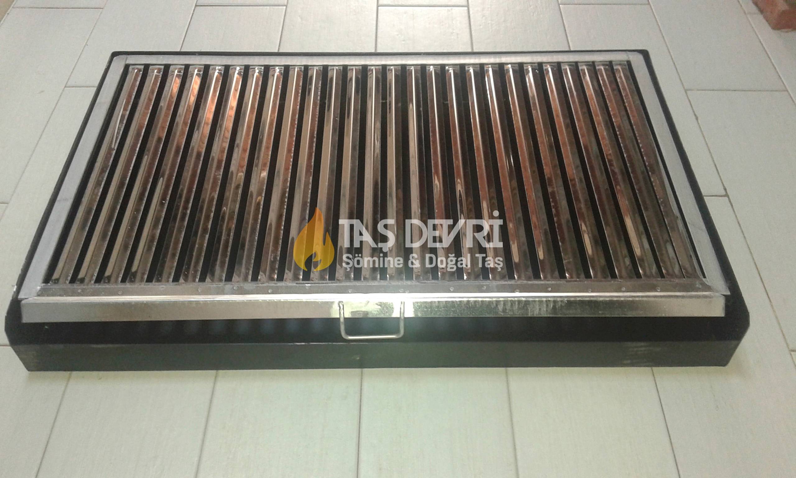 Çekmeceli Çelik Şömine Izgarası