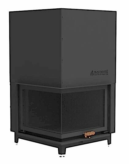 L Tip  Şömine Haznesi 60X60 İç Döküm 