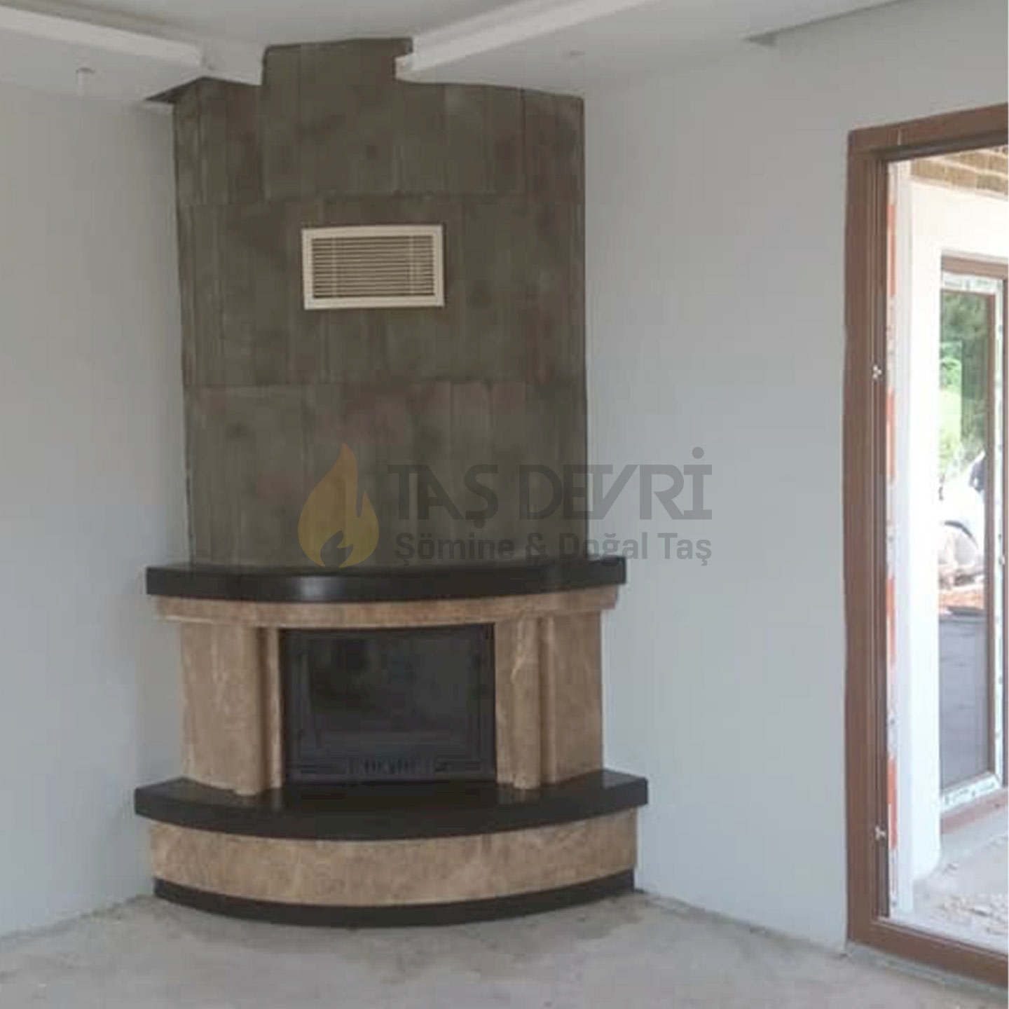 Köşe Odunlu Şömine 39