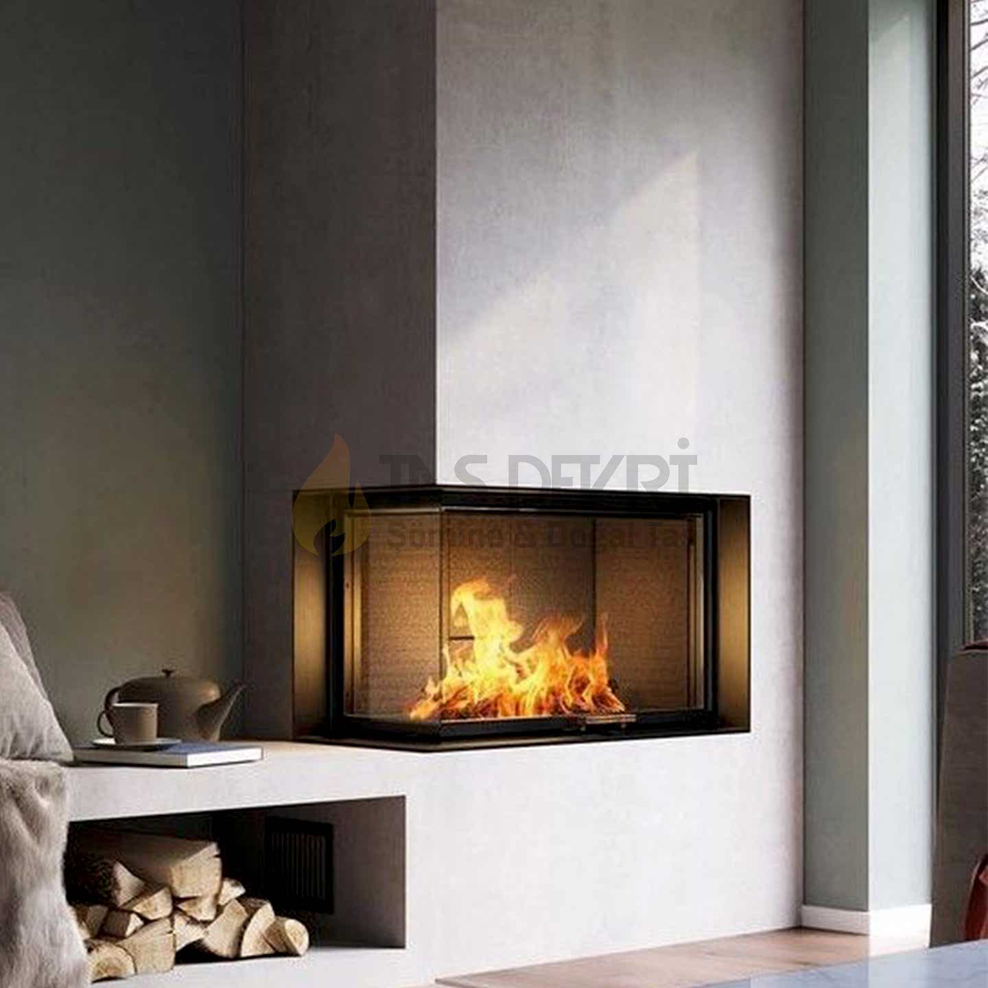 Sulu Sistem Şömine 3