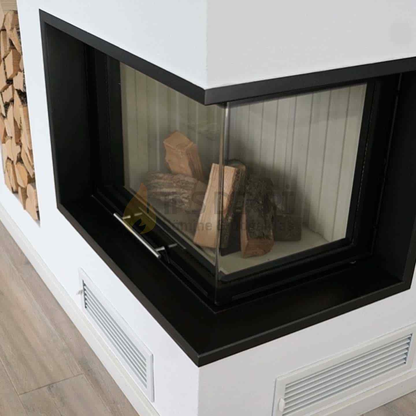 TD- İki Açık Odunlu Şömine 4