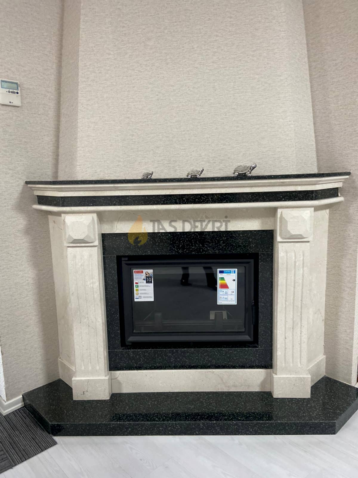 Köşe Odunlu Şömine 4