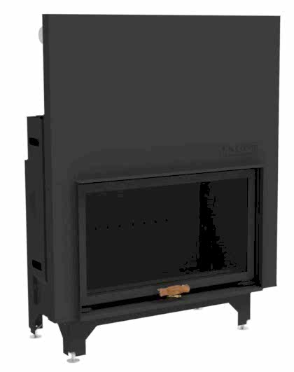 Düz Asansörlü Şömine Haznesi  90X55 İç Döküm