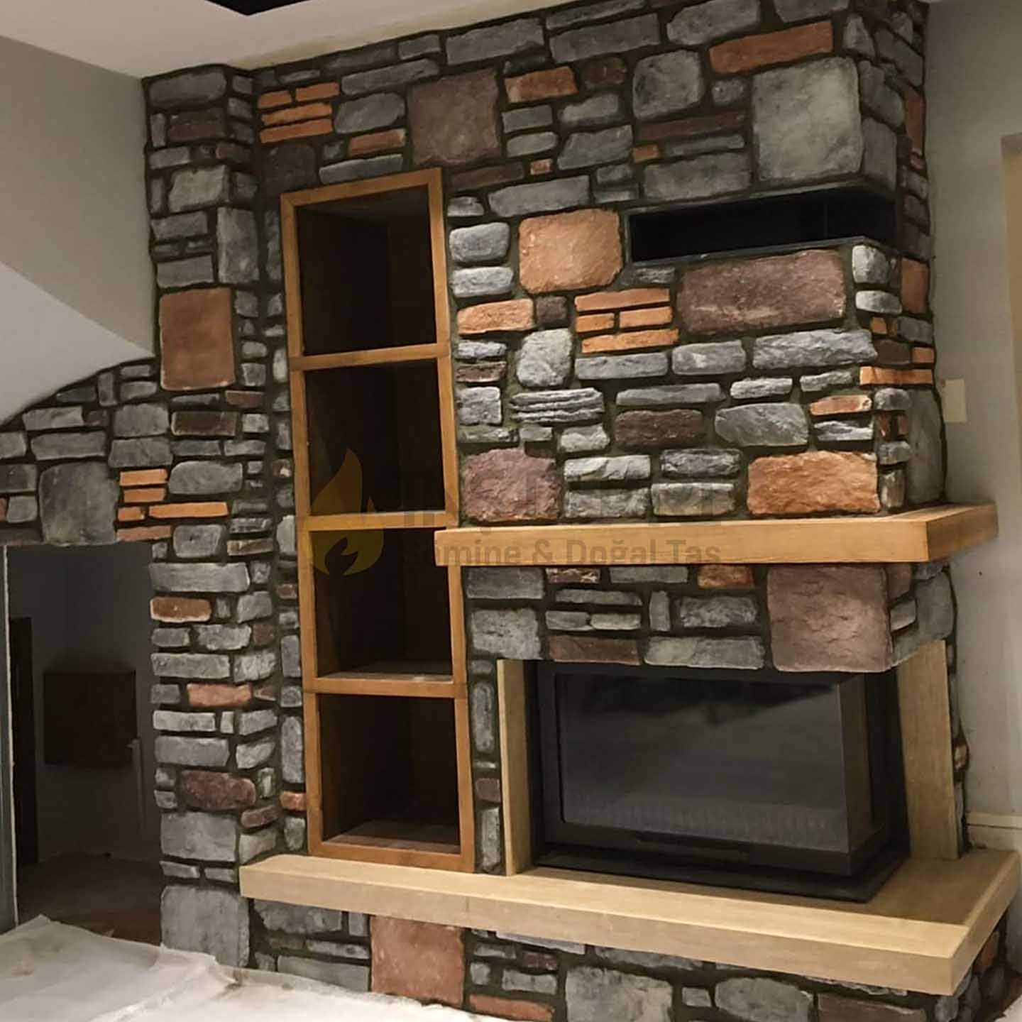 TD- İki Açık Odunlu Şömine 6