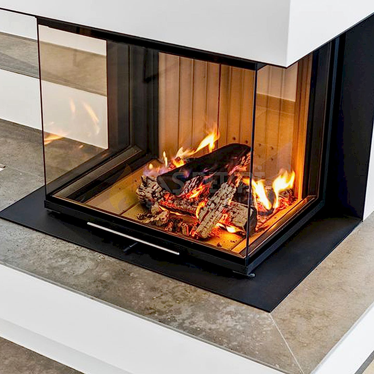 Üç Açık Odunlu Şömine 70