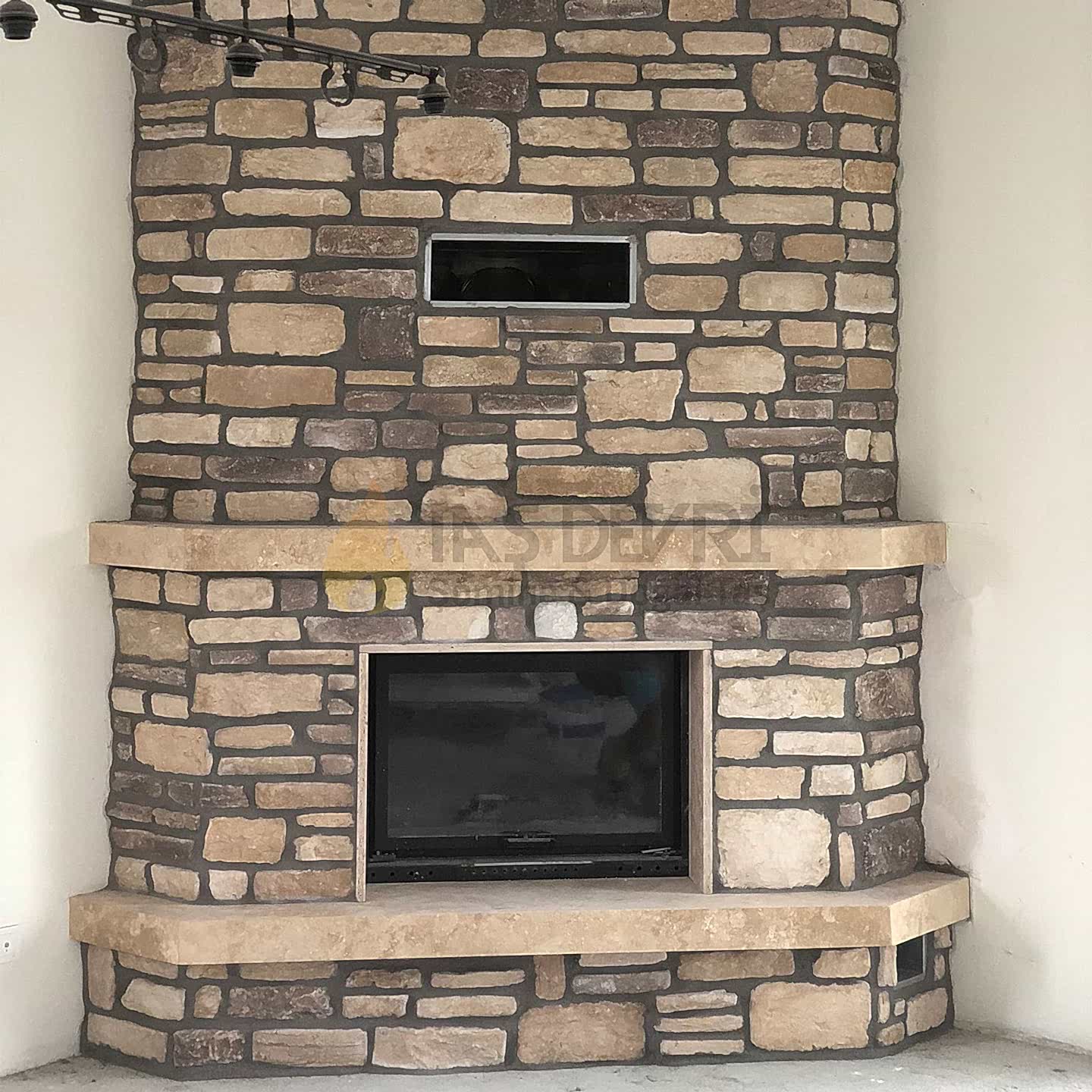 Köşe Odunlu Şömine 7