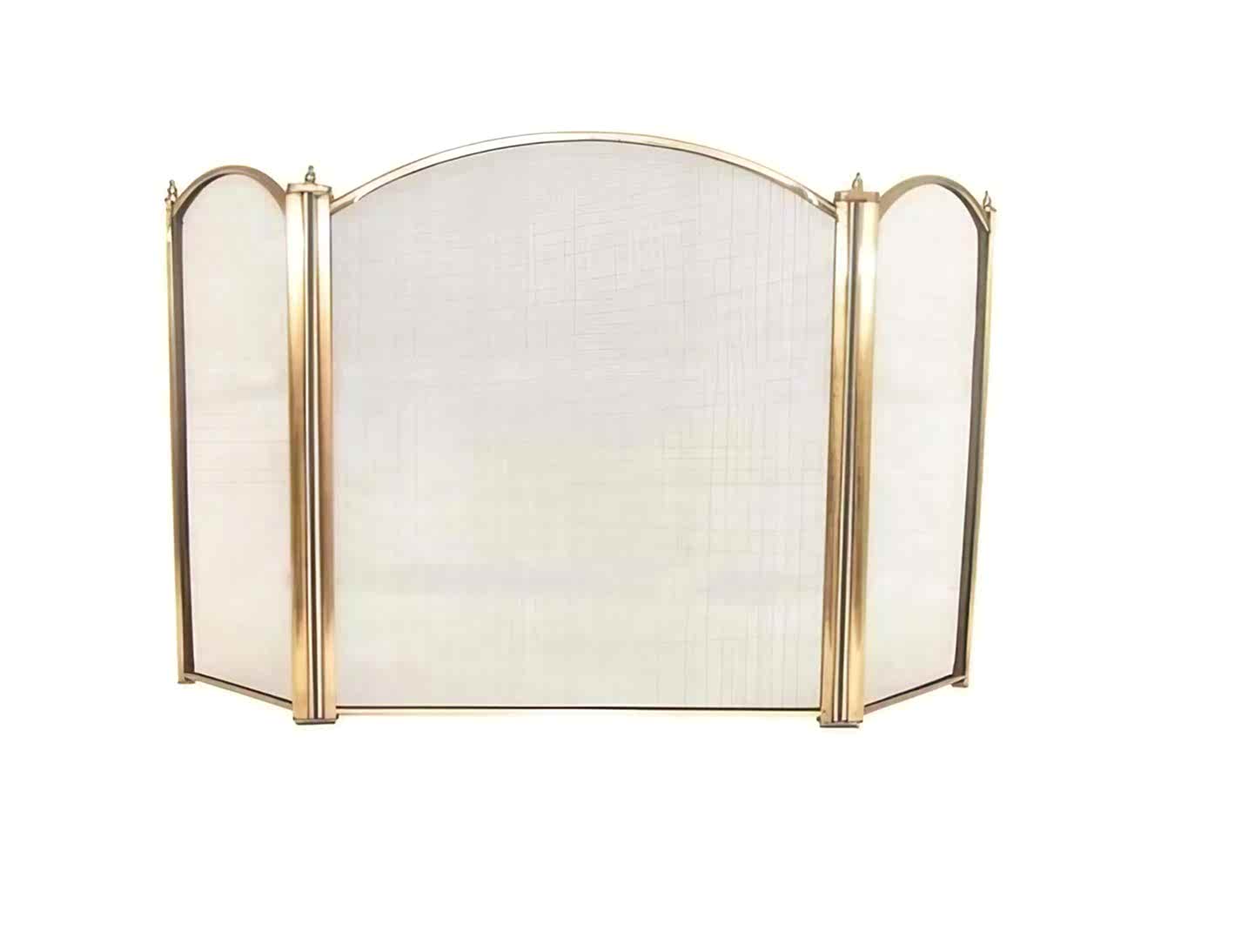 3 Tarafı Fileli Altın Sade Siperlik