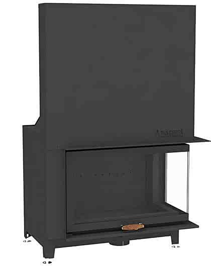 L Tip  Şömine Haznesi 90 İç Döküm 