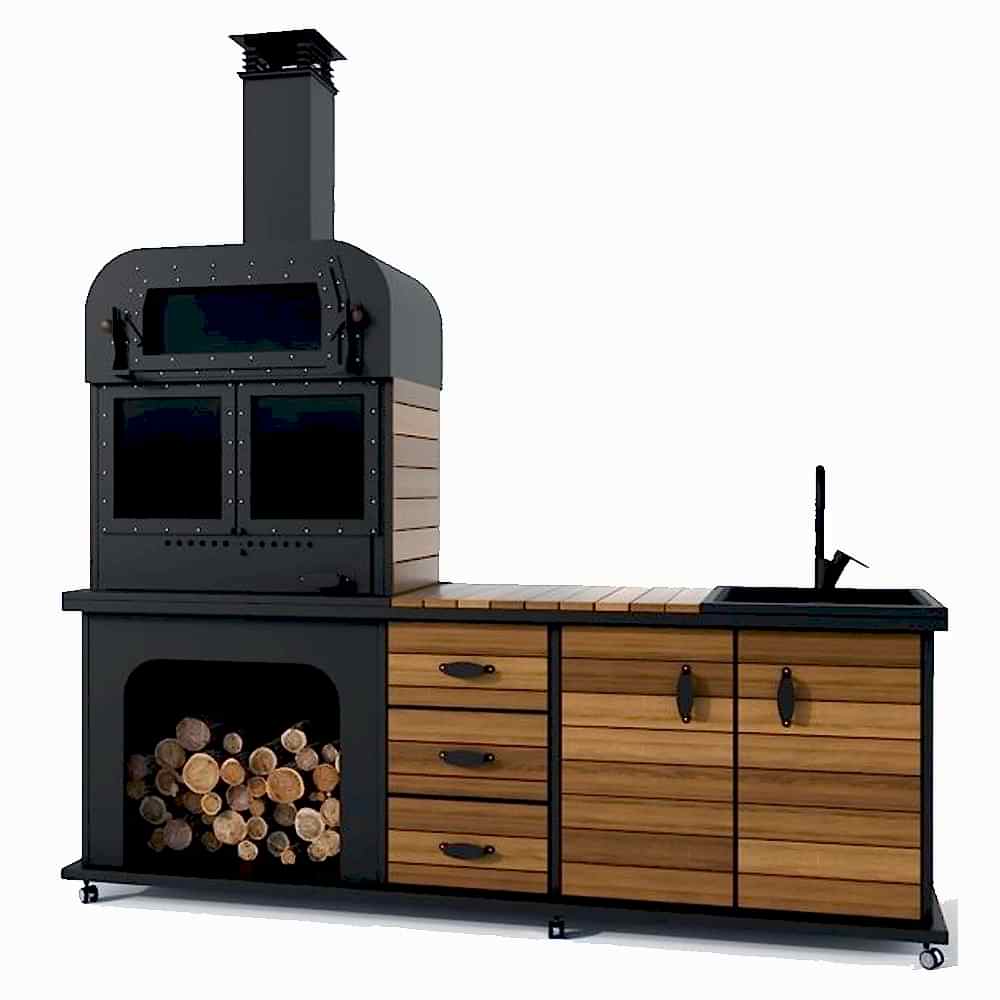 Fırınlı Tezgahlı Barbekü L