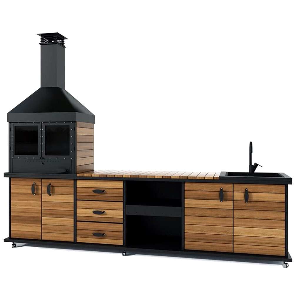 Kapaklı Tezgahlı Barbekü