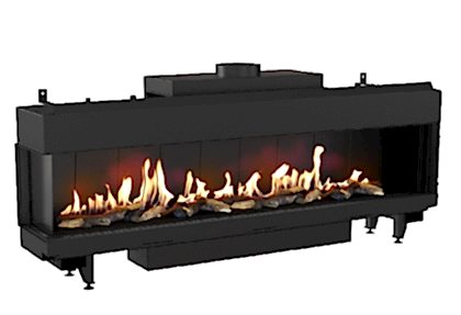 Kratki L Doğalgazlı Şömine Leo 200 sol açık