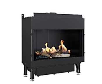 Kratki Düz Doğalgazlı Şömine Leo 70