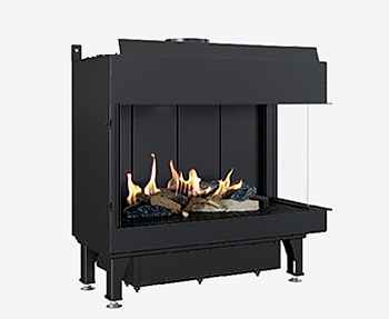 Kratki L Doğalgazlı Şömine Leo 70 sağ açık