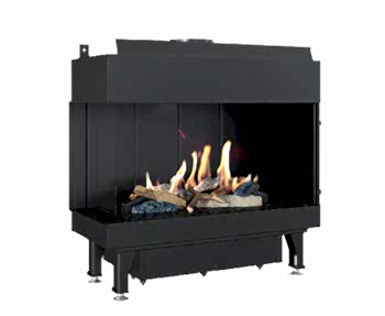 Kratki L Doğalgazlı Şömine Leo 70 sol açık