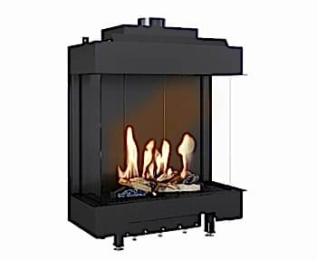 Kratki Doğalgazlı Şömine Leo 76x62 U TİP