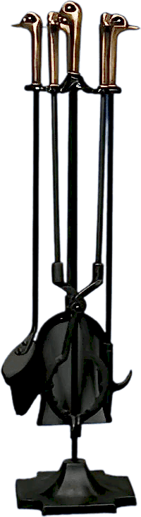 Ördek Başlı Siyah Maşa Takımı